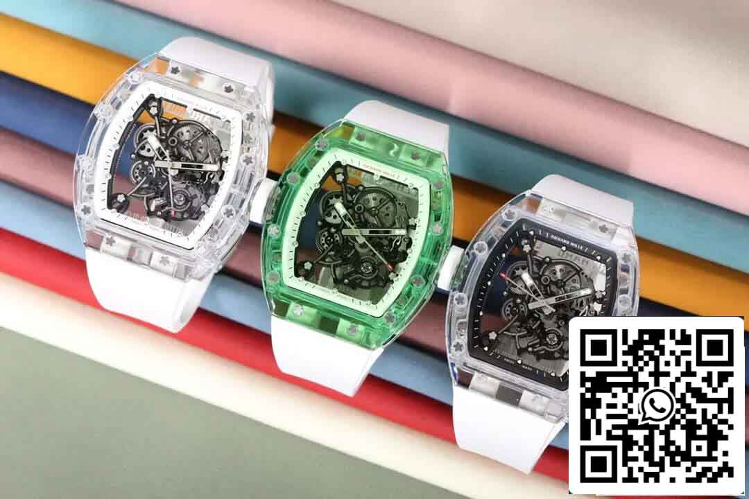 Richard Mille RM055 Meilleur bracelet en caoutchouc RM Factory édition 1:1