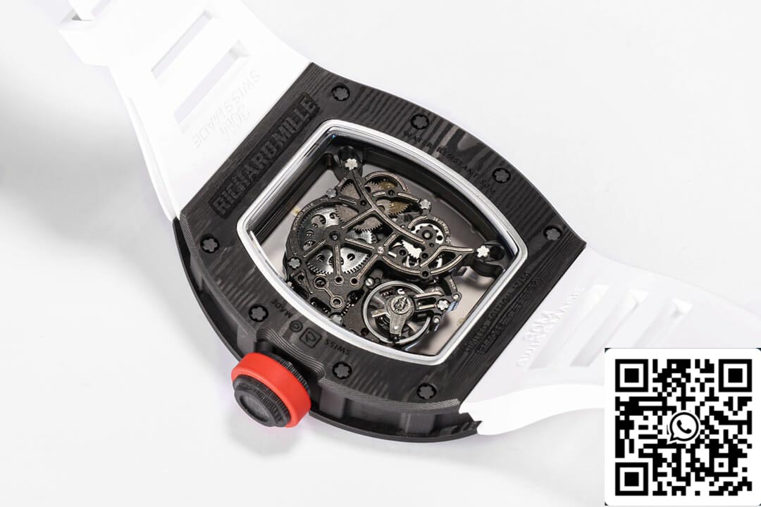 Richard Mille RM-055 1:1 Meilleure édition BBR Factory Boîtier en fibre de carbone