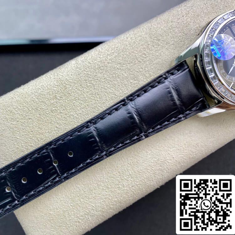 Patek Philippe Complicações 5205G 1:1 Melhor Edição KM Factory Diamond Bezel