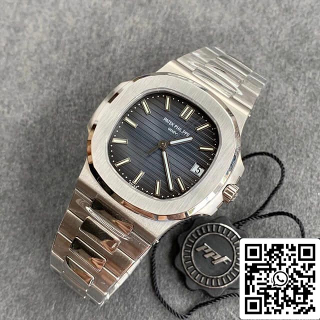 Patek Philippe Nautilus 5711/1A-010 1:1 Meilleure édition PPF Factory V4 Cadran bleu Suisse ETA324