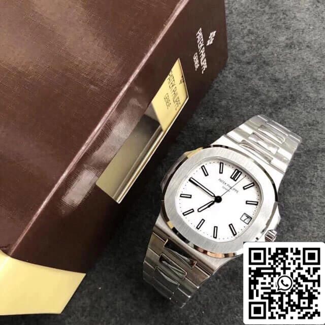 Patek Philippe Nautilus 5711/1A-011 1:1 Meilleure édition PPF Factory V4 Cadran blanc Suisse ETA324