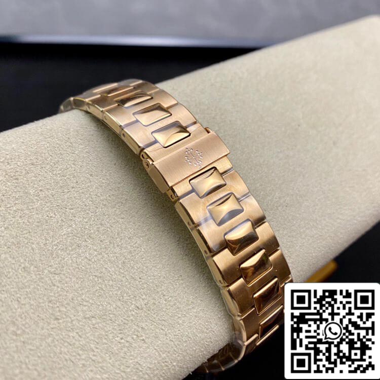 Patek Philippe Nautilus 1:1 Best Edition PPF Factory Rose Gold With Diamonds