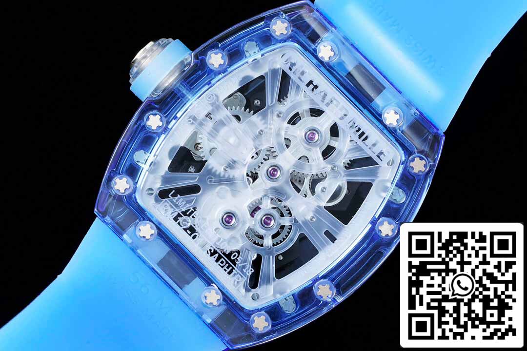 Richard Mille RM12-01 1:1 Meilleure édition RM Factory Tourbillon Version transparente Boîtier