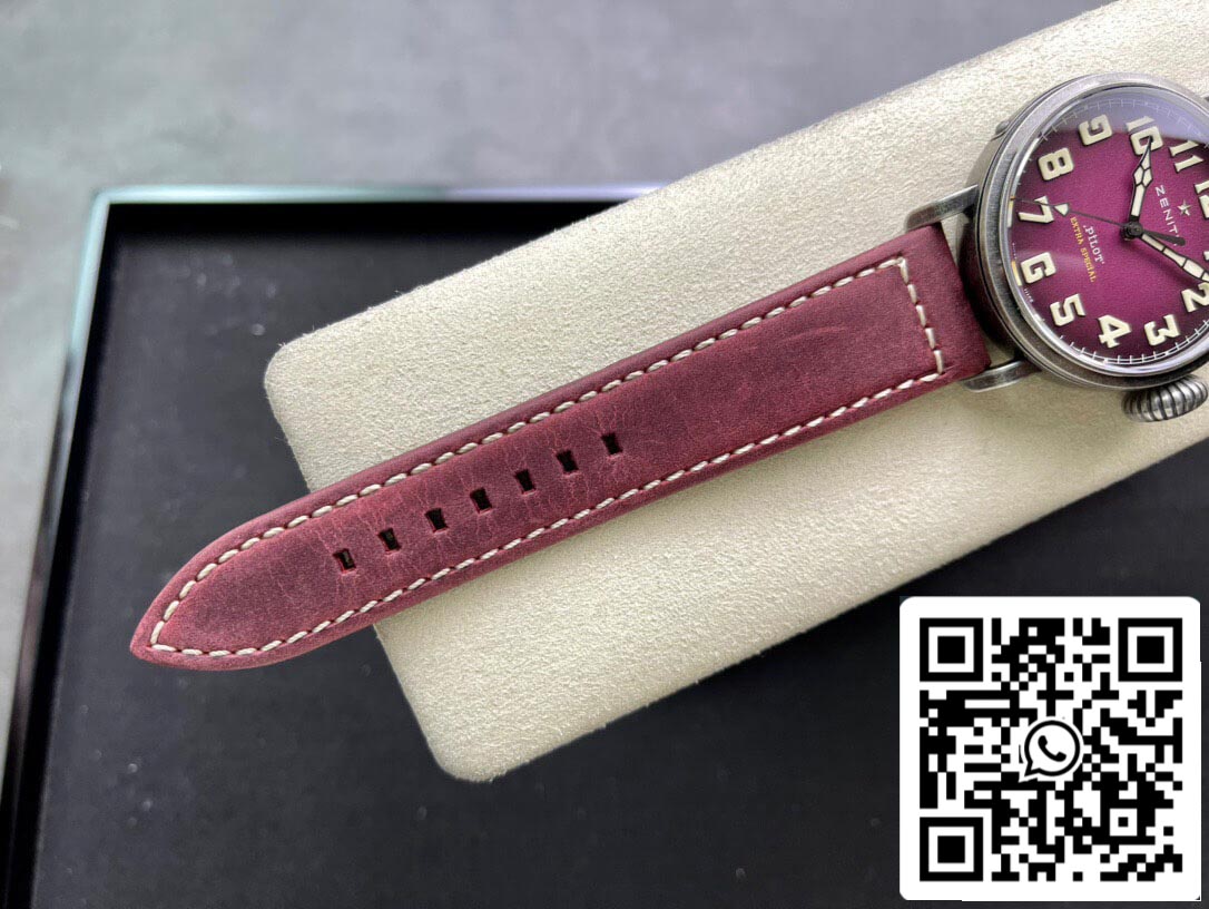 Zenith Pilot 11.2430.679.21.C801 XF Factory 1:1 Best Edition Swiss ETA9015 Pink dial