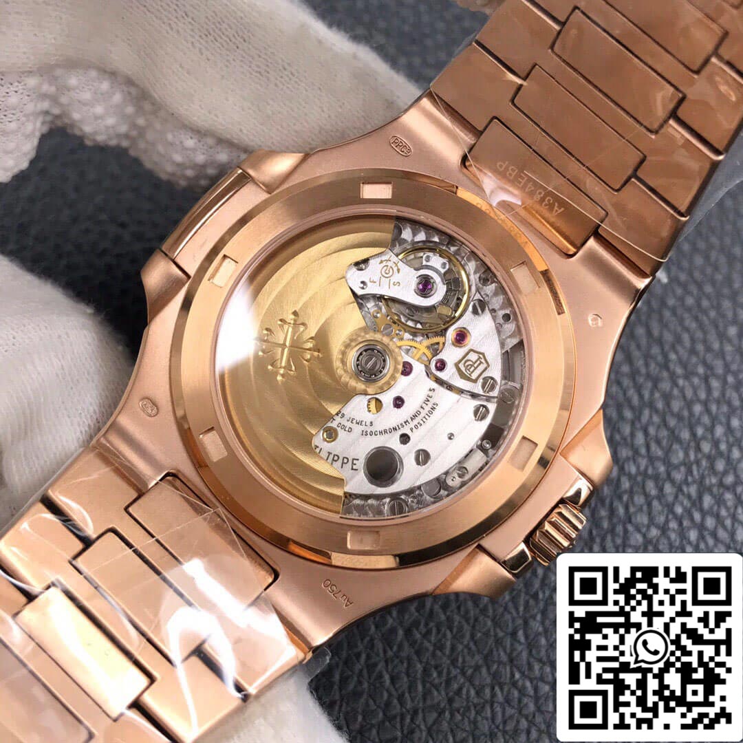 Patek Philippe Nautilus 5711/1R-001 1:1 Melhor Edição 3K Fábrica Ouro Rosa