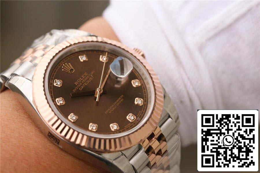 Rolex Datejust M126331-0004 1:1 Best Edition EW Factory Brown Dial