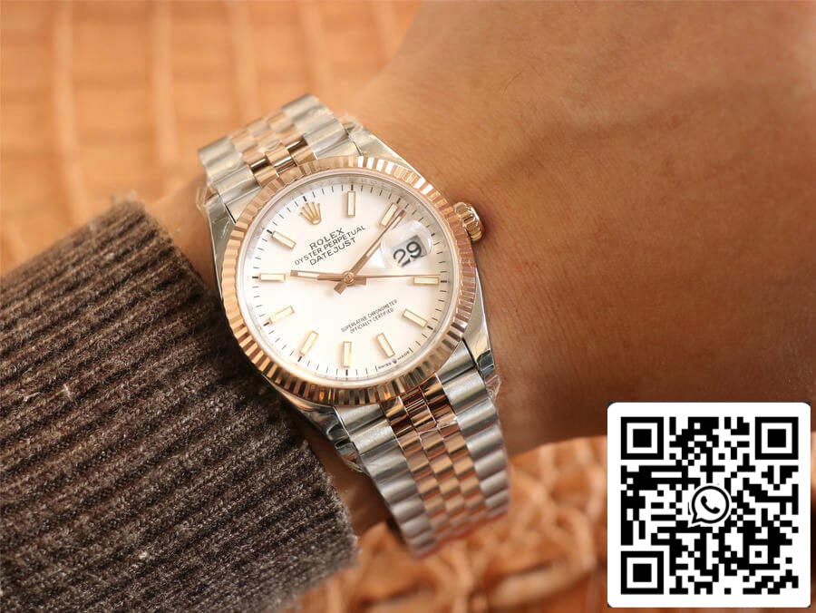 Rolex Datejust M126231-0017 1:1 Meilleure édition EW Factory Cadran blanc