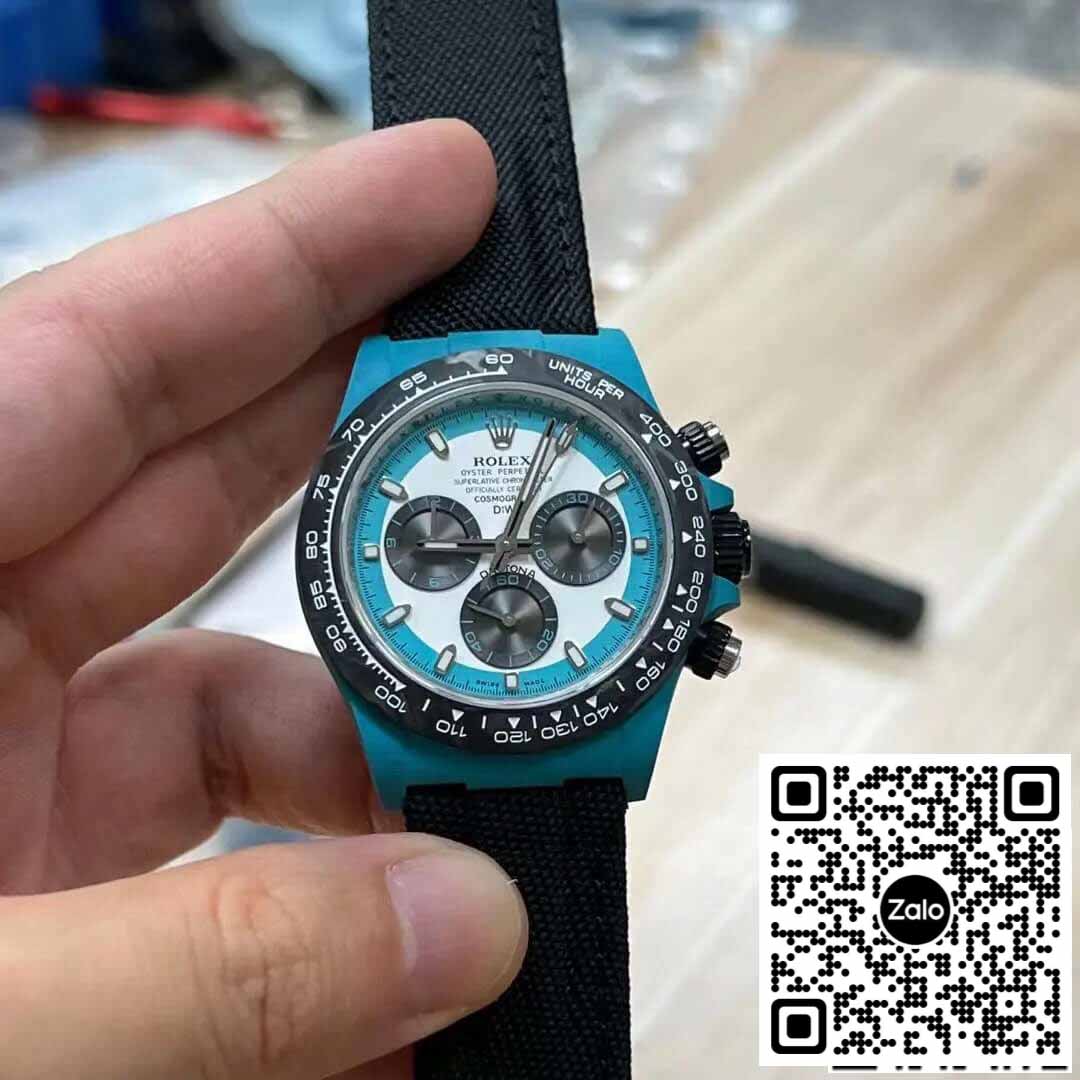 Rolex Daytona 1:1 Best Edition Diw Factory NTPT Carbonfaser-Gehäuse in Blau