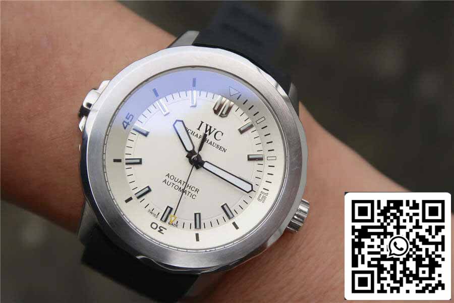 IWC Aquatimer IW329003 1:1 Best Edition V6 Factory Silber Weißes Zifferblatt