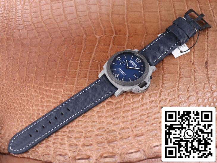 Panerai Luminor PAM1663 1:1 Meilleure édition VS Cadran bleu fumé d'usine