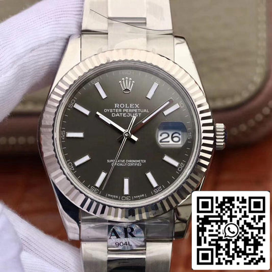 Rolex Datejust 126334 1:1 Meilleure édition AR Factory Cadran noir Suisse ETA2824