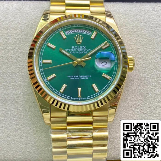 Rolex Day Date 118238 1:1 Meilleure édition EW Factory Or jaune