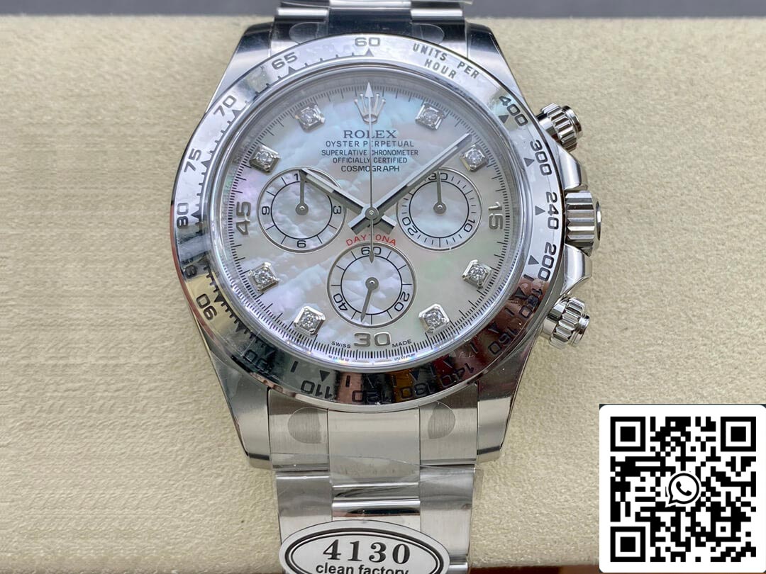 Rolex Cosmograph Daytona M116509-0064 1:1 Meilleure édition Clean Factory Cadran en nacre