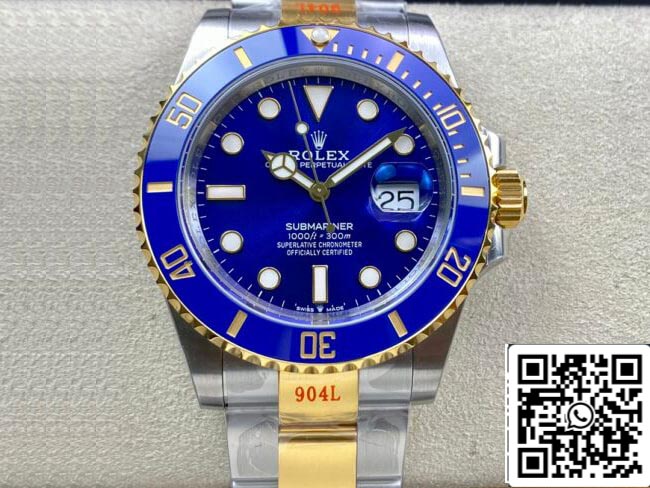 Rolex Submariner M126613LB-0002 41MM 1:1 Meilleure édition VS Cadran bleu d'usine