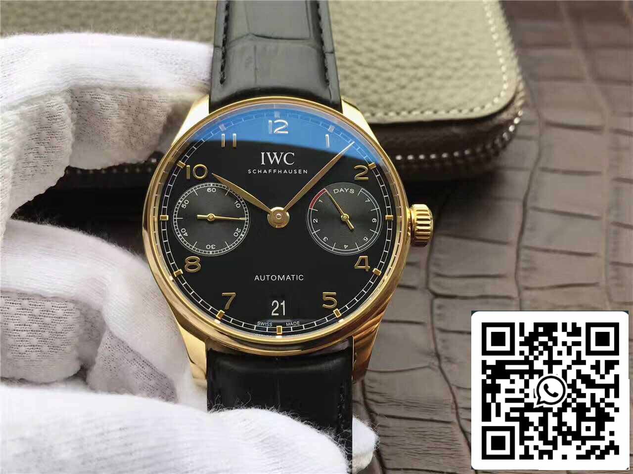 IWC Portugieser IW500101 1:1 Meilleure édition ZF Factory Cadran noir