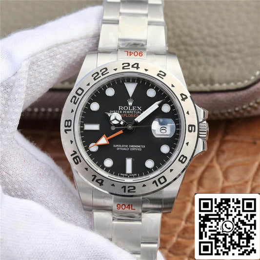 Rolex Explorer M216570-0002 1:1 Best Edition GM Factory V4 schwarzes Zifferblatt