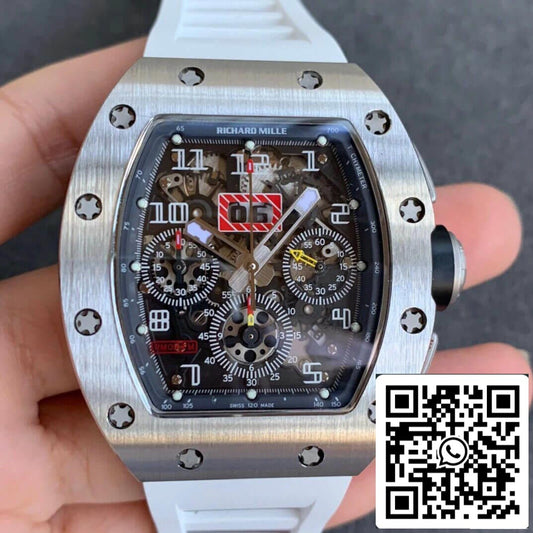 Richard Mille RM11-03 1:1 Meilleure édition KV Factory Bracelet rouge en fibre de carbone