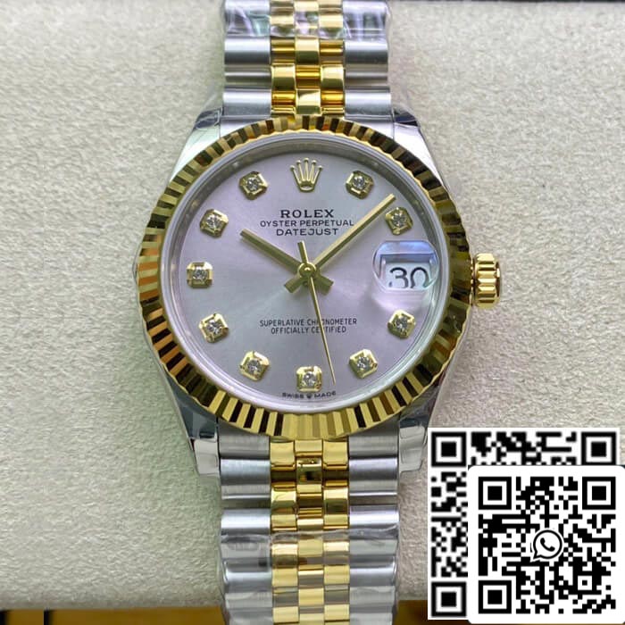 Rolex Datejust M278273-0020 31MM 1:1 Melhor Edição EW Factory Silver Dial