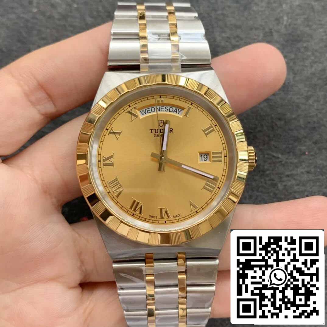 Replica Tudor Royal M28603-0004 Day Date V7 Factory Yellow Gold