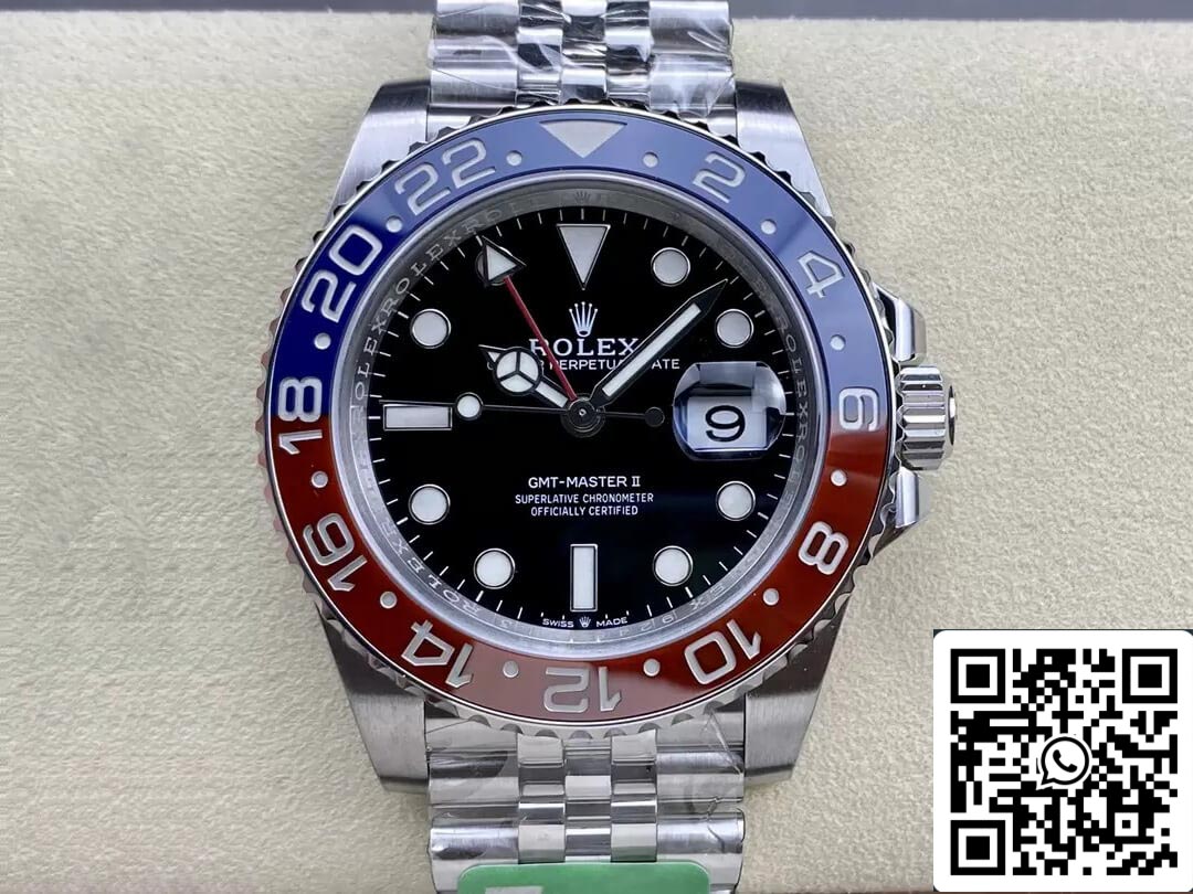 Rolex GMT Master II M126710BLRO-0001 1:1 Meilleure édition C+ Bracelet en acier d'usine