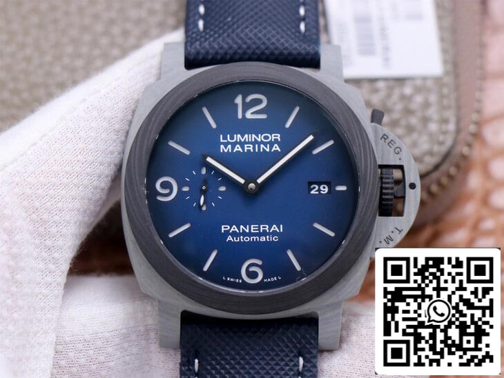 Panerai Luminor PAM1663 1:1 Meilleure édition VS Cadran bleu fumé d'usine