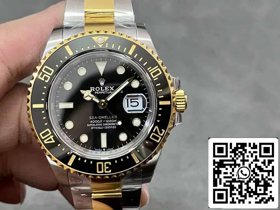 Rolex Sea Dweller M126603-0001 1:1 Meilleure édition VS Or jaune d'usine