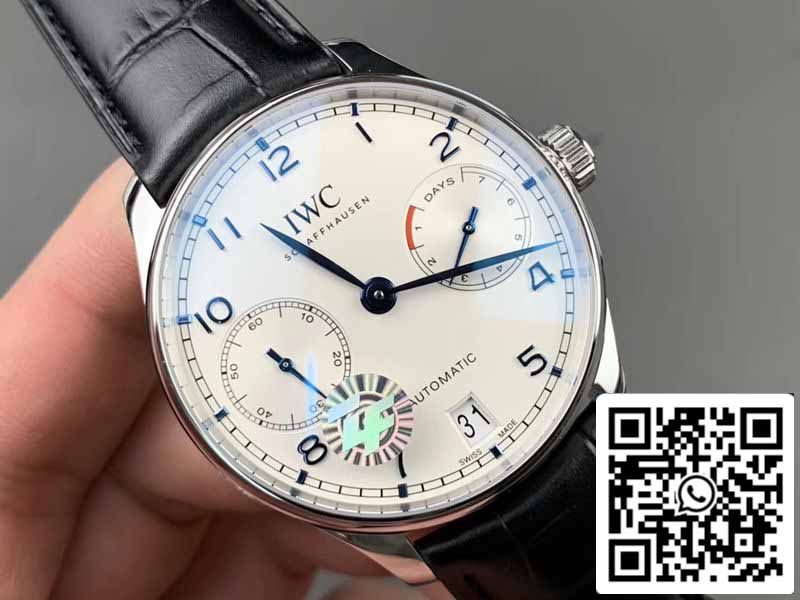 IWC Portugieser IW500705 1:1 Best Edition ZF Factory V5 White Dial Swiss ETA52010