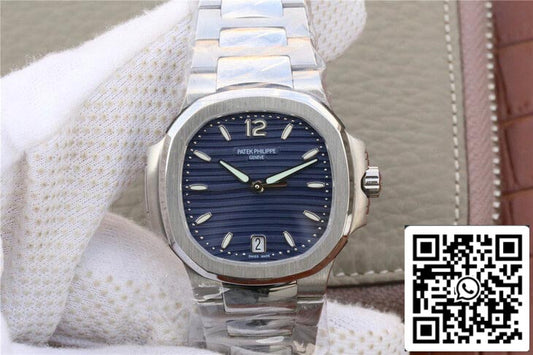 Patek Philippe Nautilus 7118/1A-001 1:1 Meilleure édition PF Factory Cadran bleu