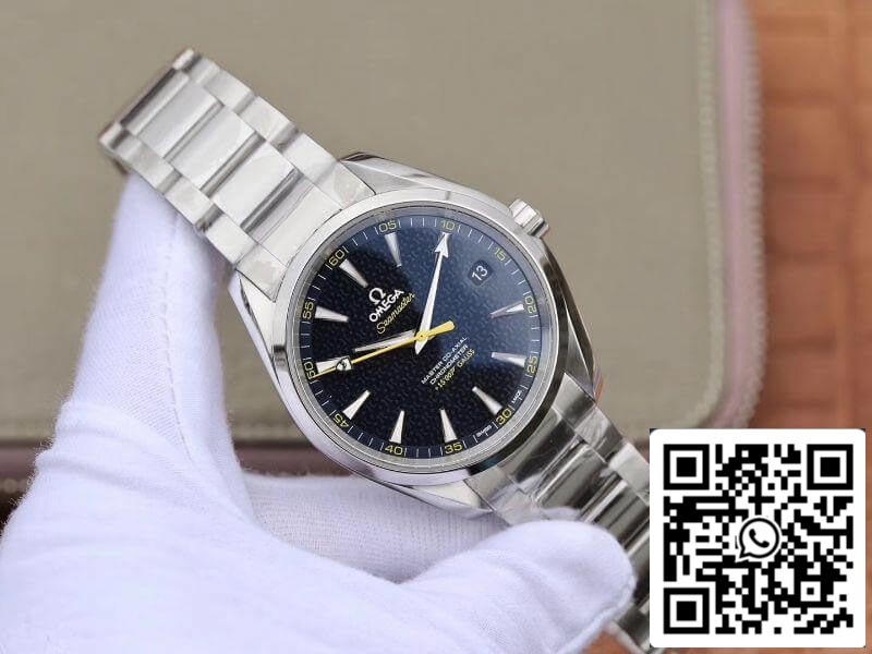 Omega Seamaster Aqua Terra 231.10.42.21.03.004 150M “James Bond” Stainless Steel 1:1 Best Edition Stainless Steel Bracelet Swiss ETA8500 Blue textured dial