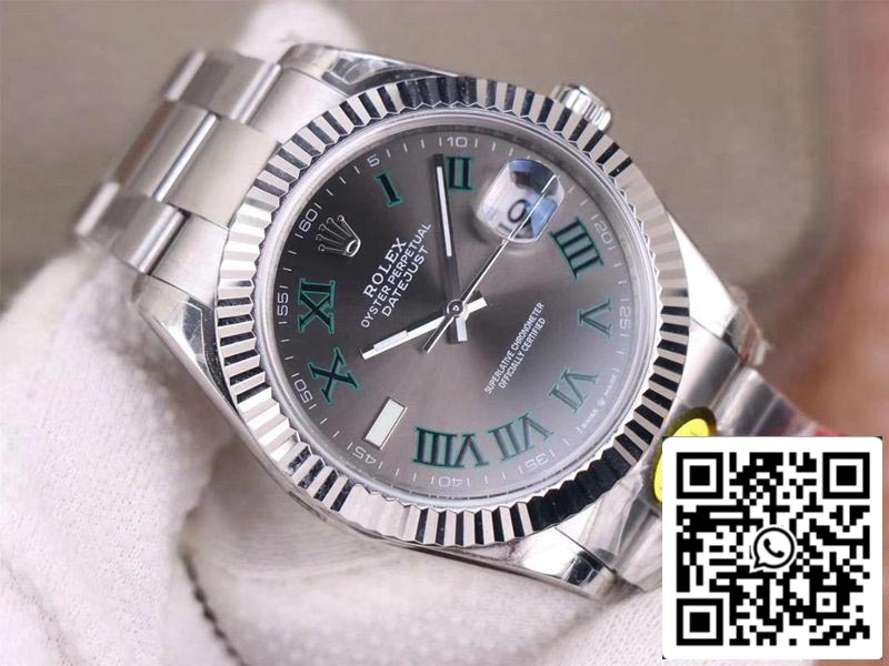 Rolex Datejust M126334-0021 1:1 Mejor Edición TW Factory Esfera Gris Suizo ETA3235