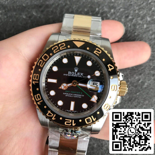 Rolex GMT Master II 116713-LN-78203 1:1 Meilleure édition AR Factory Cadran noir