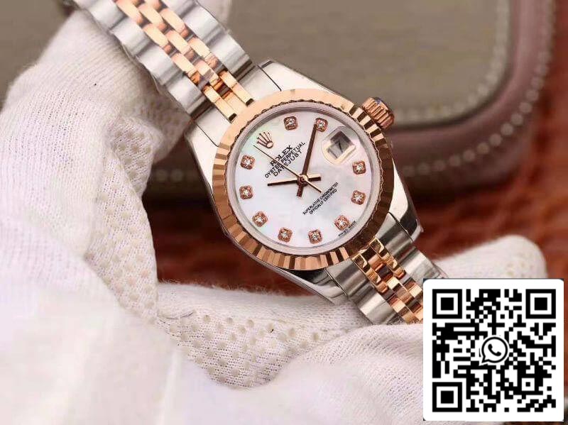 Rolex Lady Datejust 28MM 1:1 Meilleure édition Suisse NH05 Plaqué Or Rose