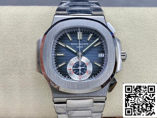 Patek Philippe Nautilus 5980/1A-001 1:1 Meilleure édition PPF Factory Cadran bleu