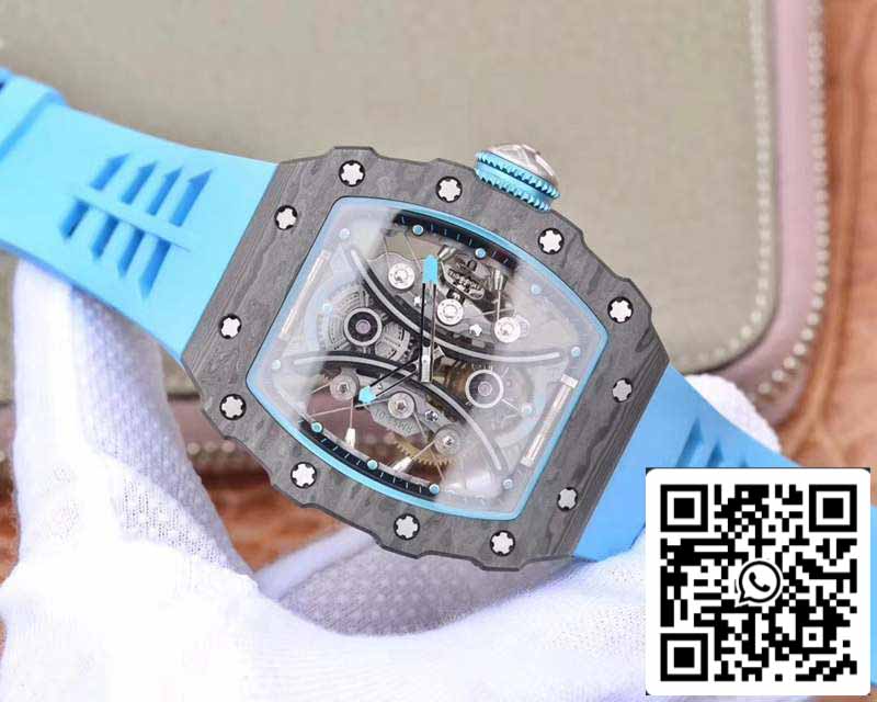 Richard Mille RM53-01 1:1 Best Edition JB Factory Black Carbon Swiss Tourbillon Movement