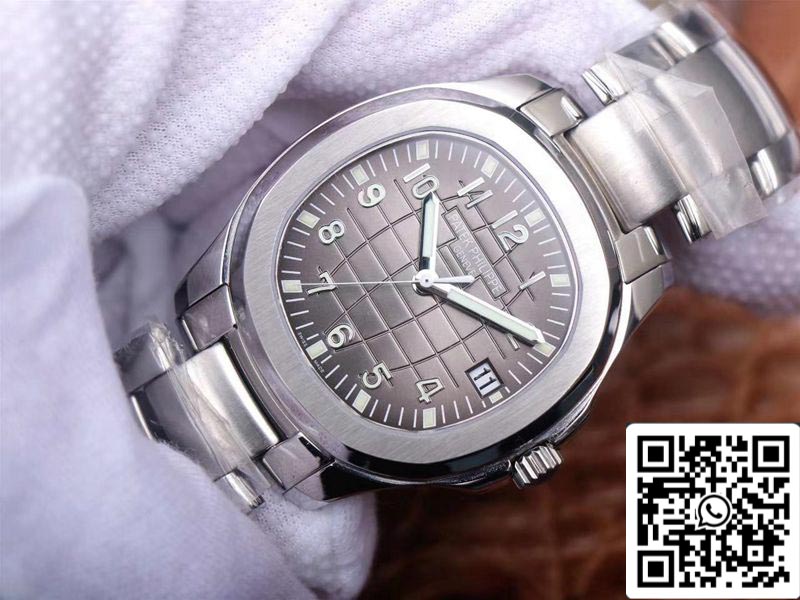 Patek Philippe Aquanaut 5167/1A-001 1:1 Melhor Edição ZF Factory Mostrador Cinza Suíço ETA324