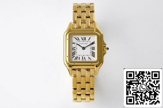 Panthere De Cartier WGPN0009 27MM 1:1 Best Edition BV Factory weißes Zifferblatt