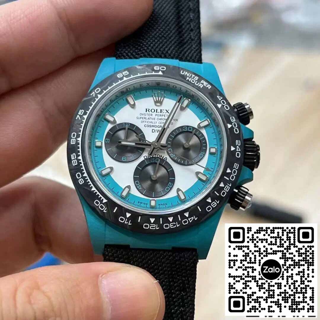 Rolex Daytona 1:1 Best Edition Diw Factory NTPT Carbonfaser-Gehäuse in Blau