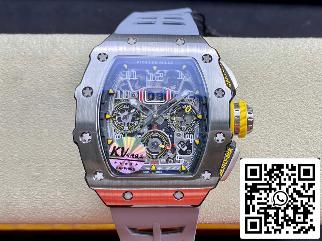 Richard Mille RM11-03 1:1 Meilleure édition KV Factory Titanium Steel