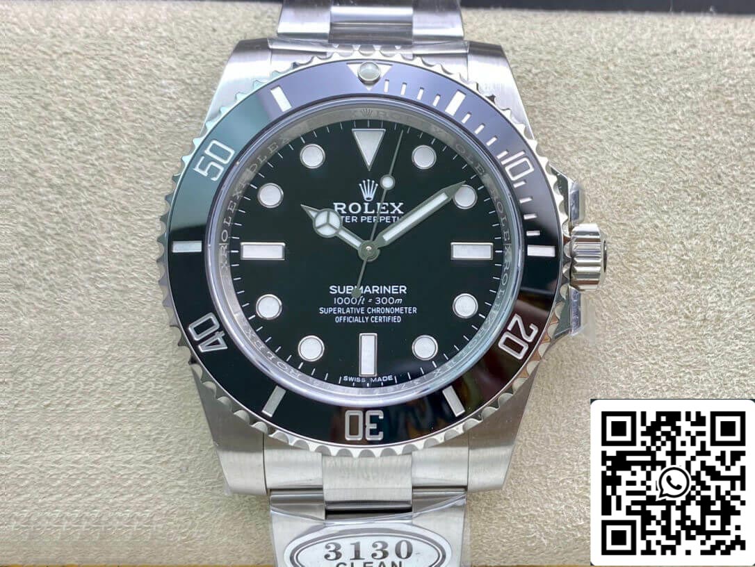 Rolex Submariner 114060-97200 1:1 Meilleure édition Clean Factory V4 Cadran noir