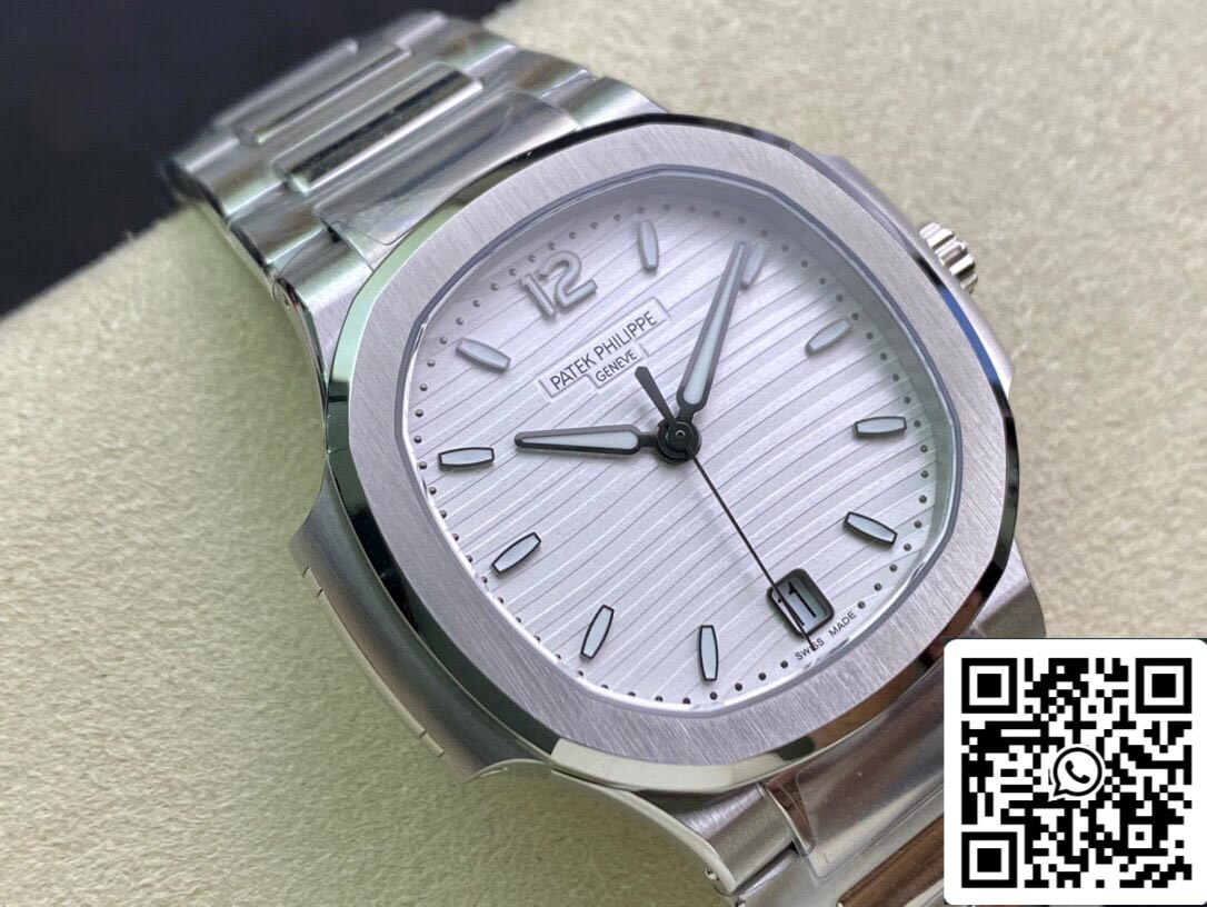 Patek Philippe Nautilus Ladies 7118/1A-010 1:1 Best Edition 3K Factory Silver Dial