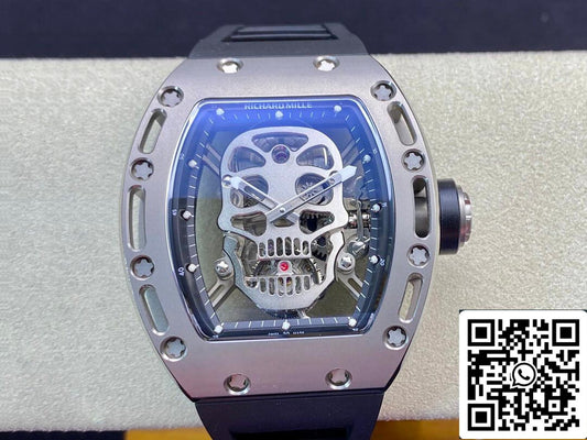 Richard Mille RM052 Tourbillon 1:1 Best Edition EUR Factory Totenkopfzifferblatt