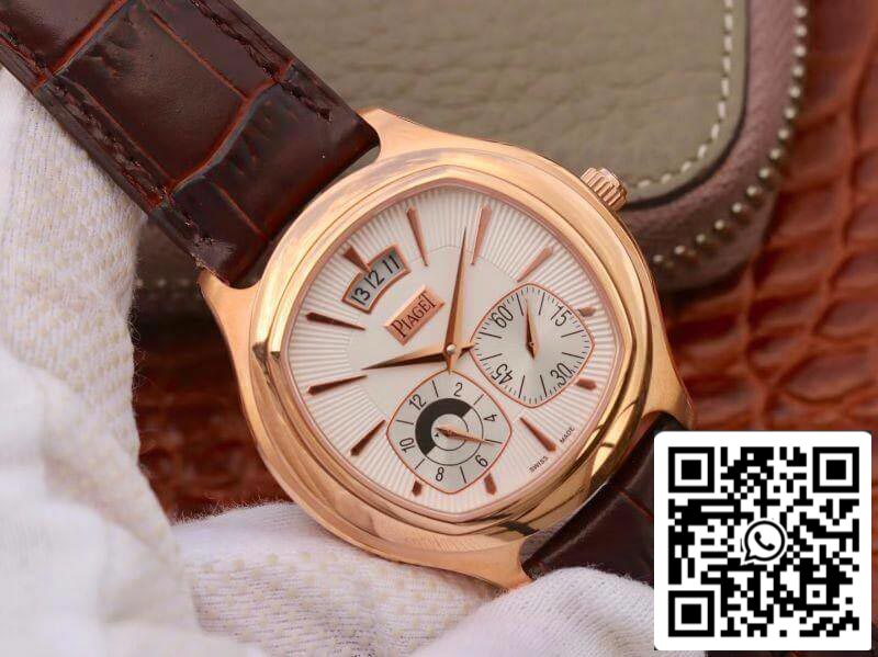 Piaget Black Tie Emperador G0A32017 Montres mécaniques 1: 1 Meilleure édition SWISS 850P Or rose 18 carats Cadran blanc