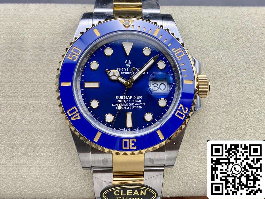 Rolex Submariner M126613LB-0002 41MM 1:1 Best Edition Quadrante blu fabbrica pulita