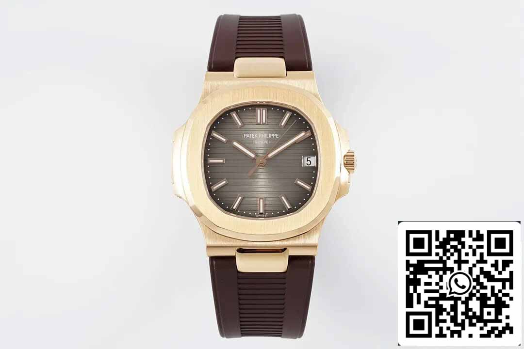 Patek Philippe Nautilus 5711 1:1 Meilleure édition PPF Factory Bracelet en caoutchouc