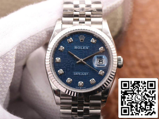 Rolex Datejust M126234-0011 1:1 Meilleure édition EW Factory Cadran bleu