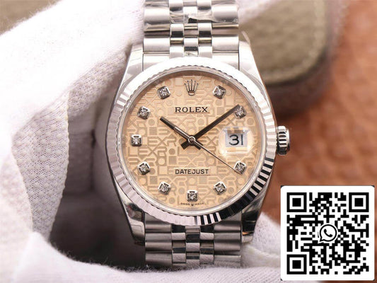 Rolex Datejust M126234-0023 1:1 Meilleure édition EW Factory Cadran diamant