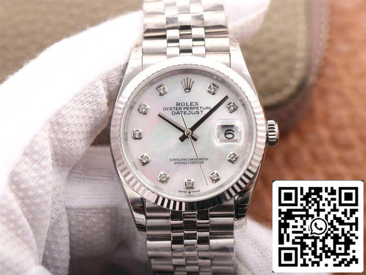 Rolex Datejust M126234-0019 1:1 Meilleure édition EW Factory Cadran en nacre