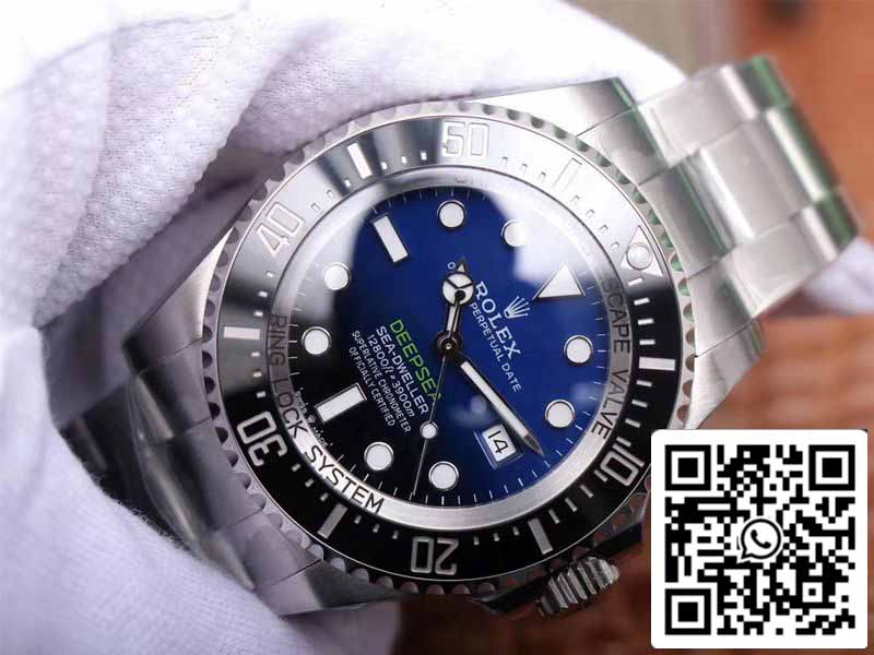 Rolex Sea-Dweller Deepsea M126660-0002 1:1 Meilleure édition Noob Factory D-Blue Swiss ETA3235