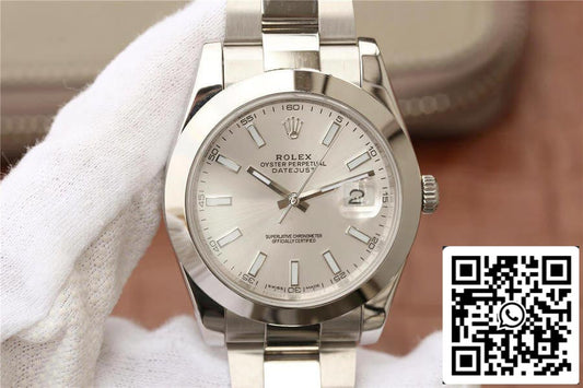 Rolex Datejust M126300-0005 1:1 Meilleure édition EW Factory Cadran blanc