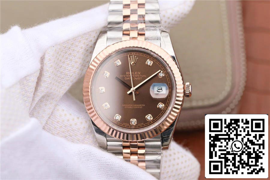 Rolex Datejust M126331-0004 1:1 Best Edition EW Factory Brown Dial